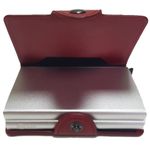 Portofel RFID dublu iUni P3, 16 carduri, Rosu Grena fotografia produsului View 2 S