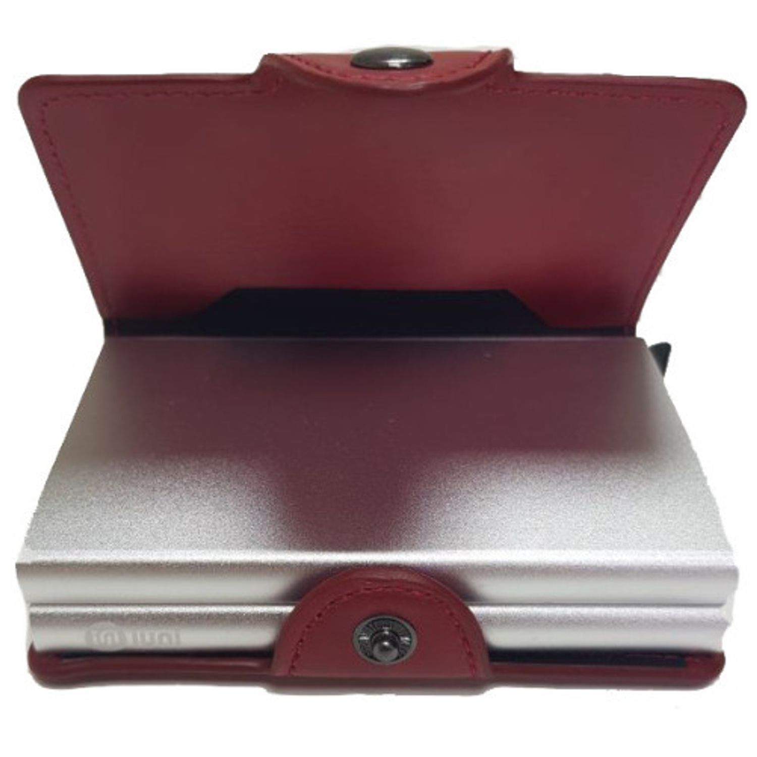 Portofel RFID dublu iUni P3, 16 carduri, Rosu Grena fotografia produsului View 2 L
