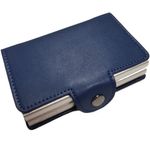 Portofel RFID dublu iUni P3, 16 carduri, Albastru fotografia produsului