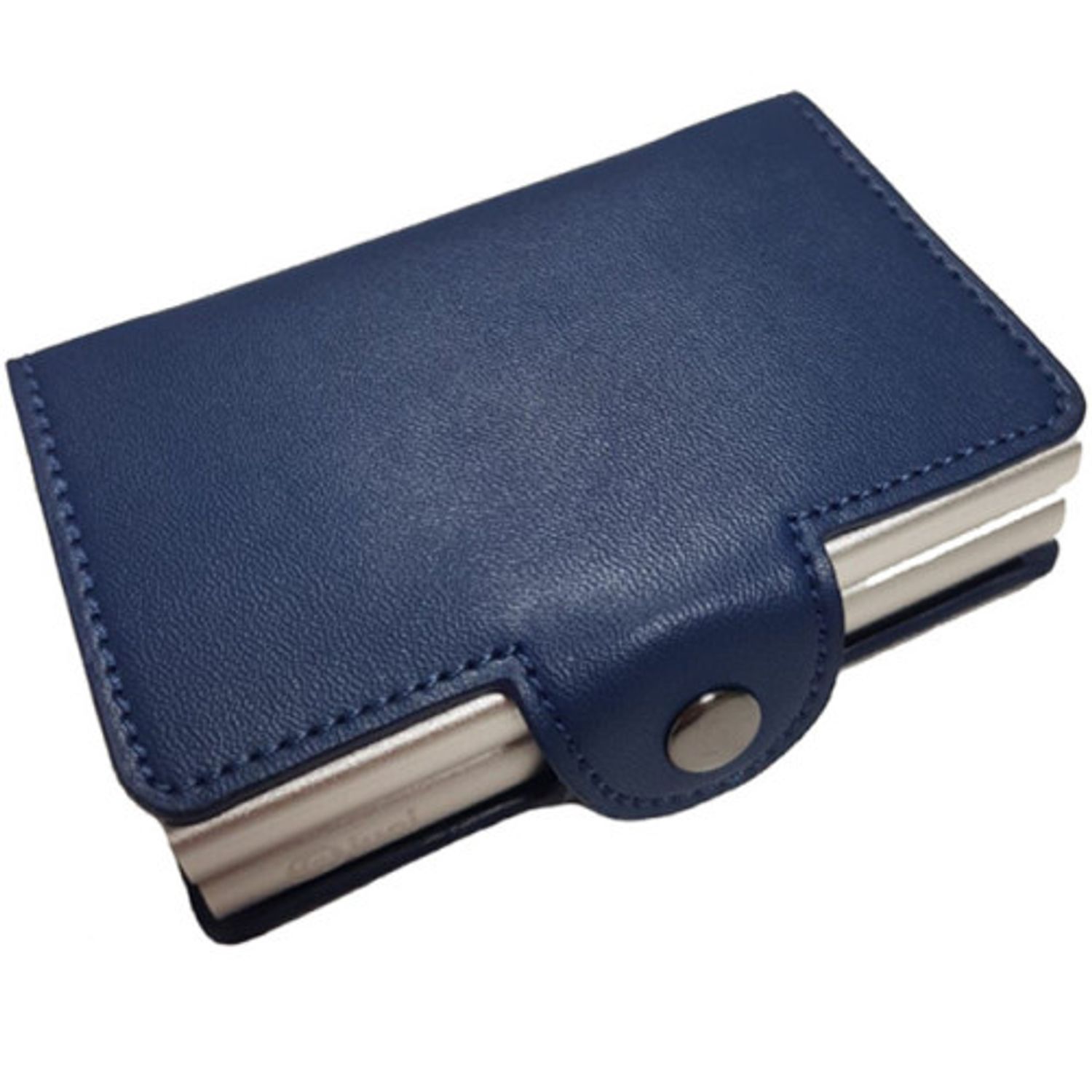Portofel RFID dublu iUni P3, 16 carduri, Albastru fotografia produsului