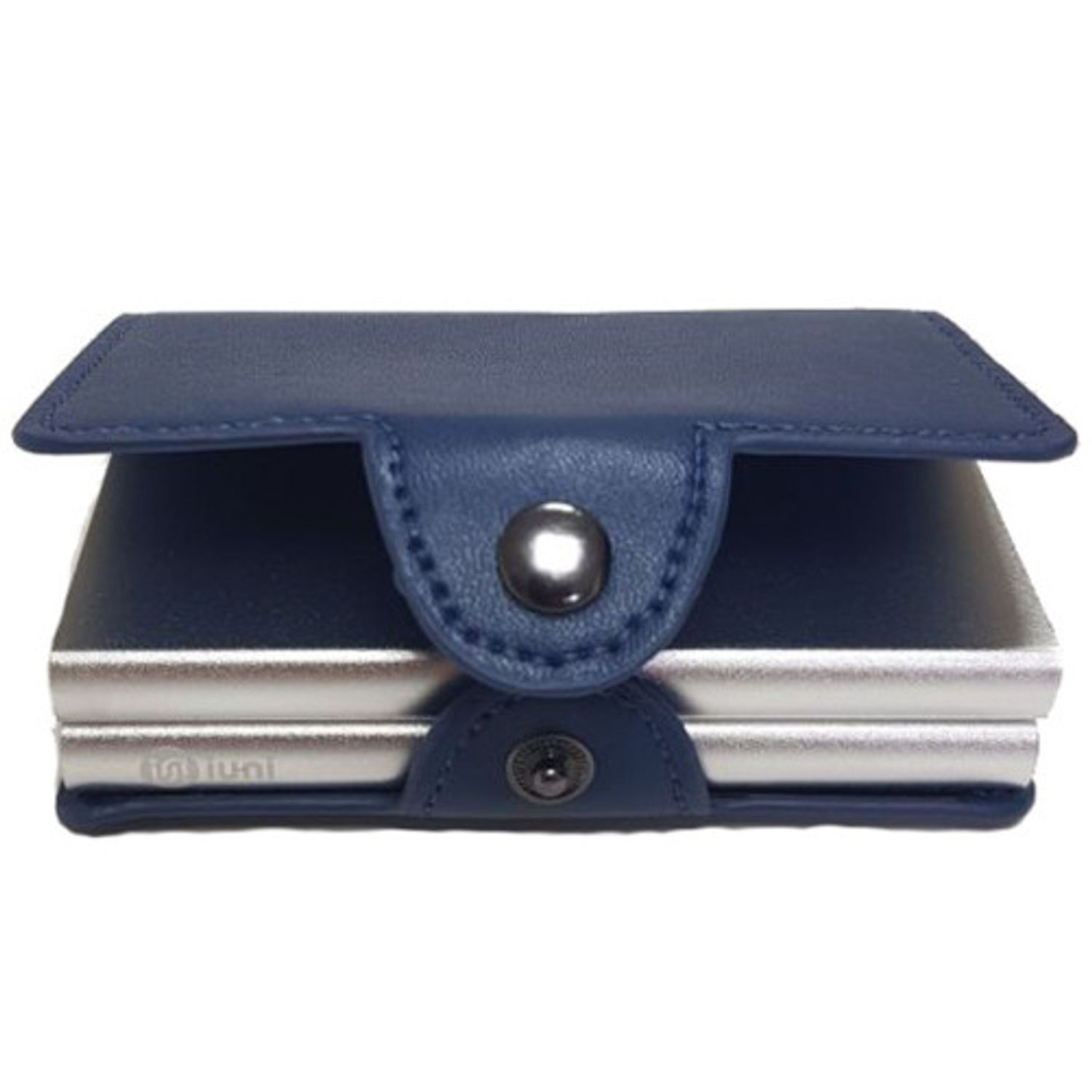 Portofel RFID dublu iUni P3, 16 carduri, Albastru fotografia produsului View 2 L