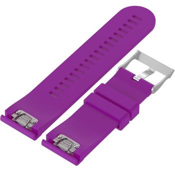 Curea ceas smartwatch garmin fenix 3 / fenix 5x, 26 mm silicon iuni purple