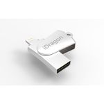 Card Reader iUni iDragon 3 in 1 Lightning to USB si SD Card pentru iPhone, iPad, iPod fotografia produsului View 5 S