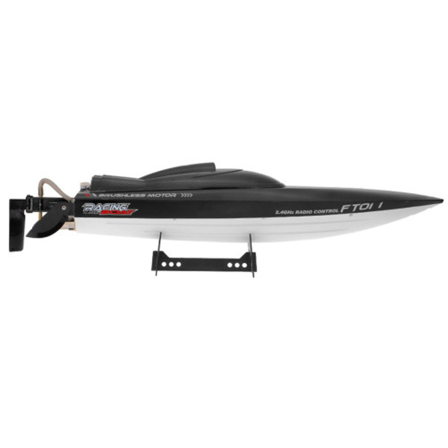 Barca cu telecomanda iUni FT011 High Speed Racing Flipped Boat, Negru fotografia produsului View 5 L