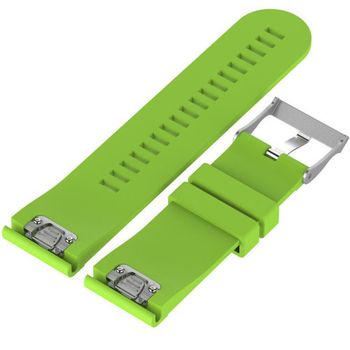 Curea ceas smartwatch garmin fenix 3 / fenix 5x, 26 mm silicon iuni light green