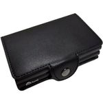Portofel RFID dublu iUni P3, 16 carduri, Negru mat fotografia produsului