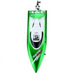 Barca cu telecomanda iUni FT009 Top Speed Racing Flipped Boat, Verde fotografia produsului View 3 S