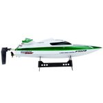 Barca cu telecomanda iUni FT009 Top Speed Racing Flipped Boat, Verde fotografia produsului View 4 S