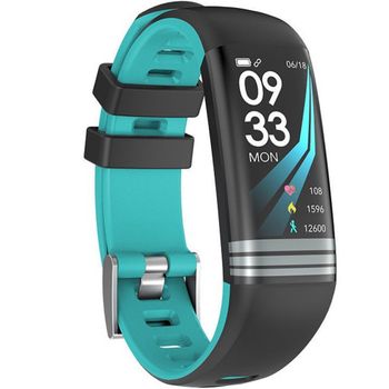 Bratara fitness iuni g26, display oled 0.96 inch, bluetooth, pedometru, notificari, blue