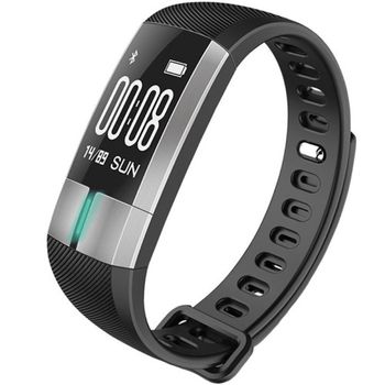 Bratara Fitness iUni G20, Display OLED 0.73 inch, Bluetooth, Pedometru, Notificari, Negru