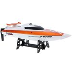 Barca cu telecomanda iUni FT009 Top Speed Racing Flipped Boat, Portocaliu fotografia produsului View 3 S