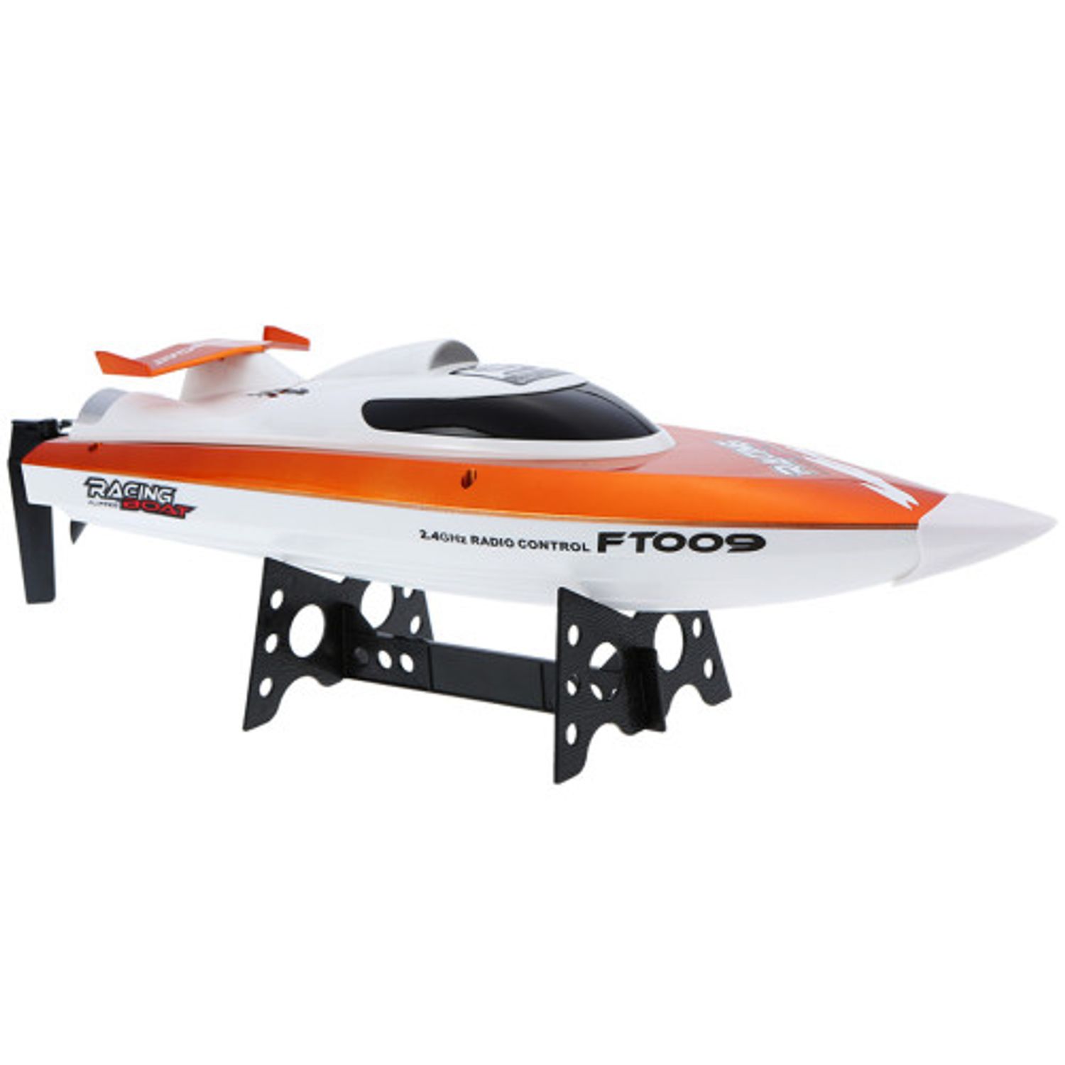 Barca cu telecomanda iUni FT009 Top Speed Racing Flipped Boat, Portocaliu fotografia produsului View 3 L