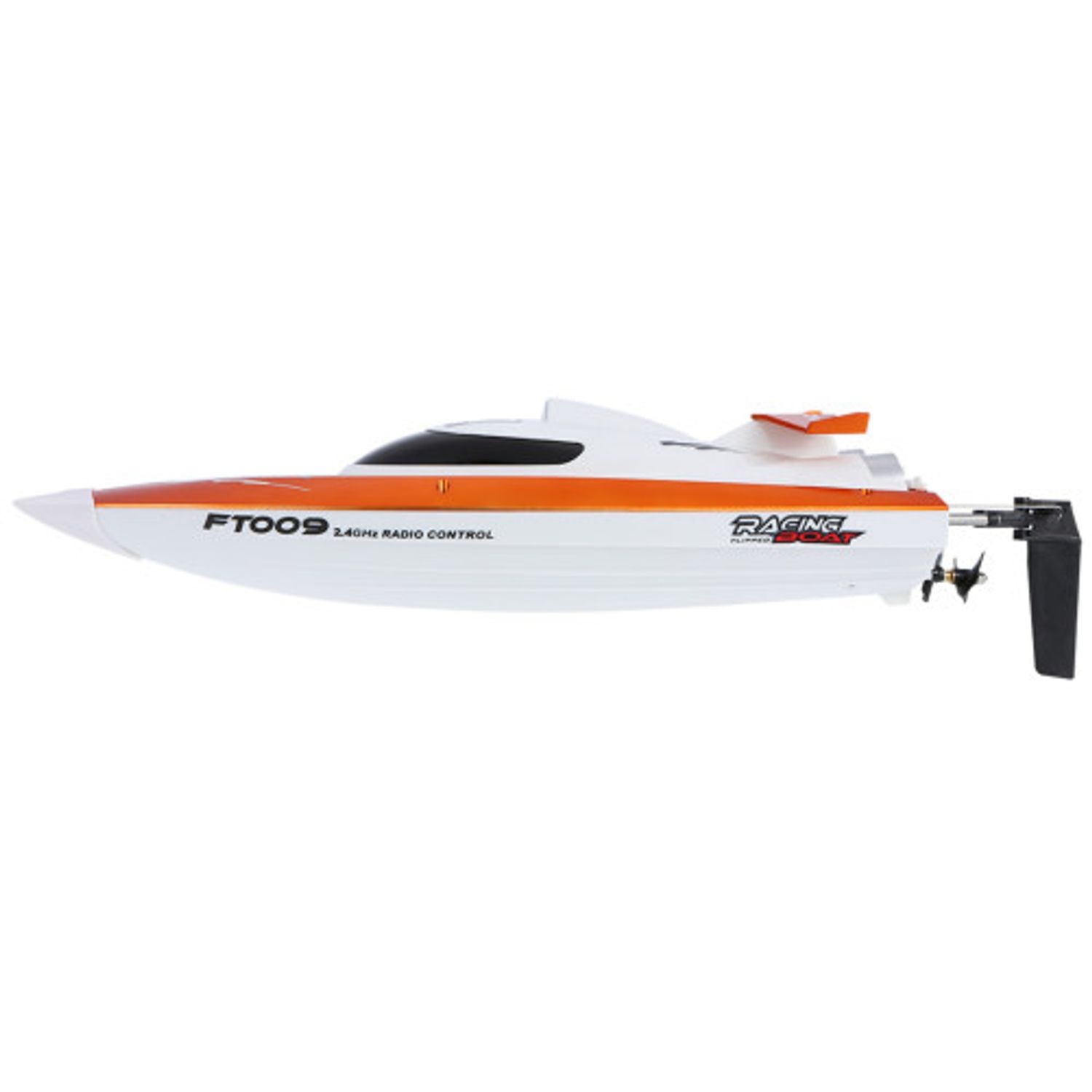 Barca cu telecomanda iUni FT009 Top Speed Racing Flipped Boat, Portocaliu fotografia produsului View 2 L