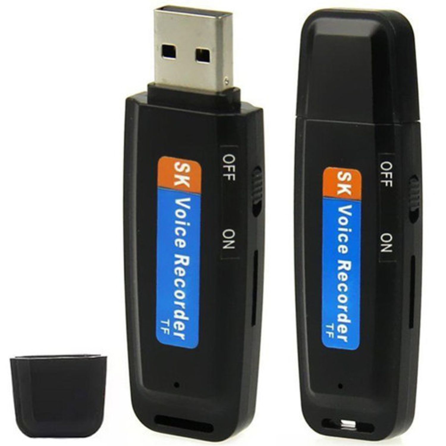 Stick USB Spion Reportofon iUni STK99, Negru fotografia produsului View 2 L
