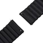 Curea piele Smartwatch Samsung Gear S2, iUni 20 mm Black Leather Loop fotografia produsului View 4 S