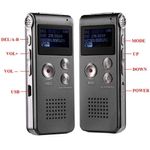 Mini Reportofon Profesional iUni REP03, Memorie 8GB, MP3 Player fotografia produsului View 3 S