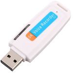 Stick USB Spion Reportofon iUni STK99, Alb fotografia produsului