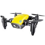 Mini Drona iUni S9, WiFi, Frecventa 2.4GHz, Galben fotografia produsului