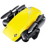 Mini Drona iUni S9, WiFi, Frecventa 2.4GHz, Galben fotografia produsului View 2 S
