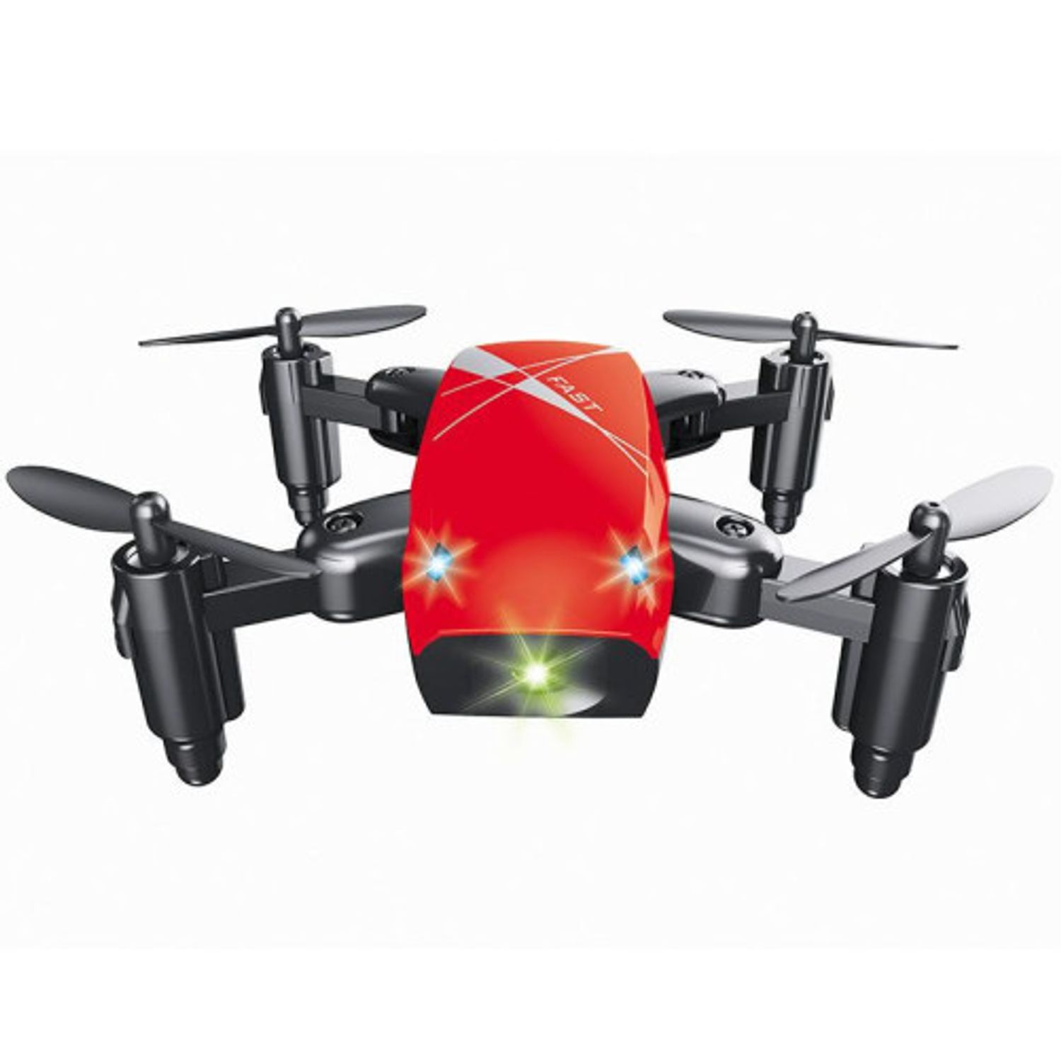 Mini Drona iUni S9, WiFi, Frecventa 2.4GHz, Rosu fotografia produsului View 3 L