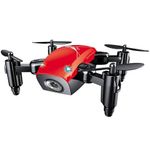 Mini Drona iUni S9, WiFi, Frecventa 2.4GHz, Rosu fotografia produsului