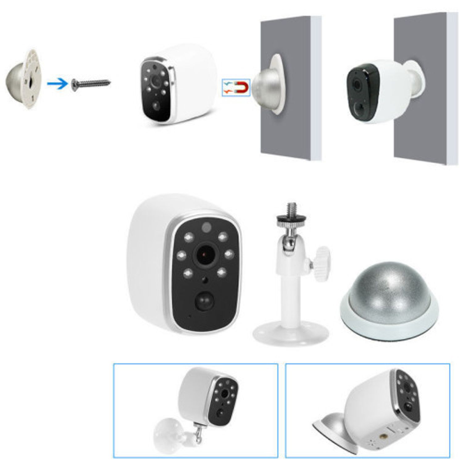Camera supraveghere IP iUni B20, WiFi, Night Vision, Senzor miscare fotografia produsului View 3 L