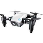 Mini Drona iUni S9, WiFi, Frecventa 2.4GHz, Alb fotografia produsului
