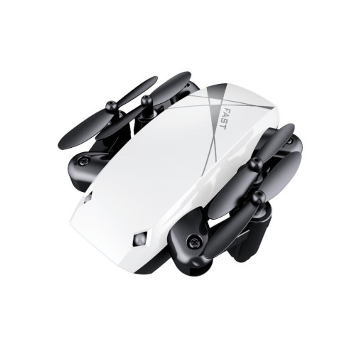 Mini Drona iUni S9, WiFi, Frecventa 2.4GHz, Alb fotografia produsului View 2 L