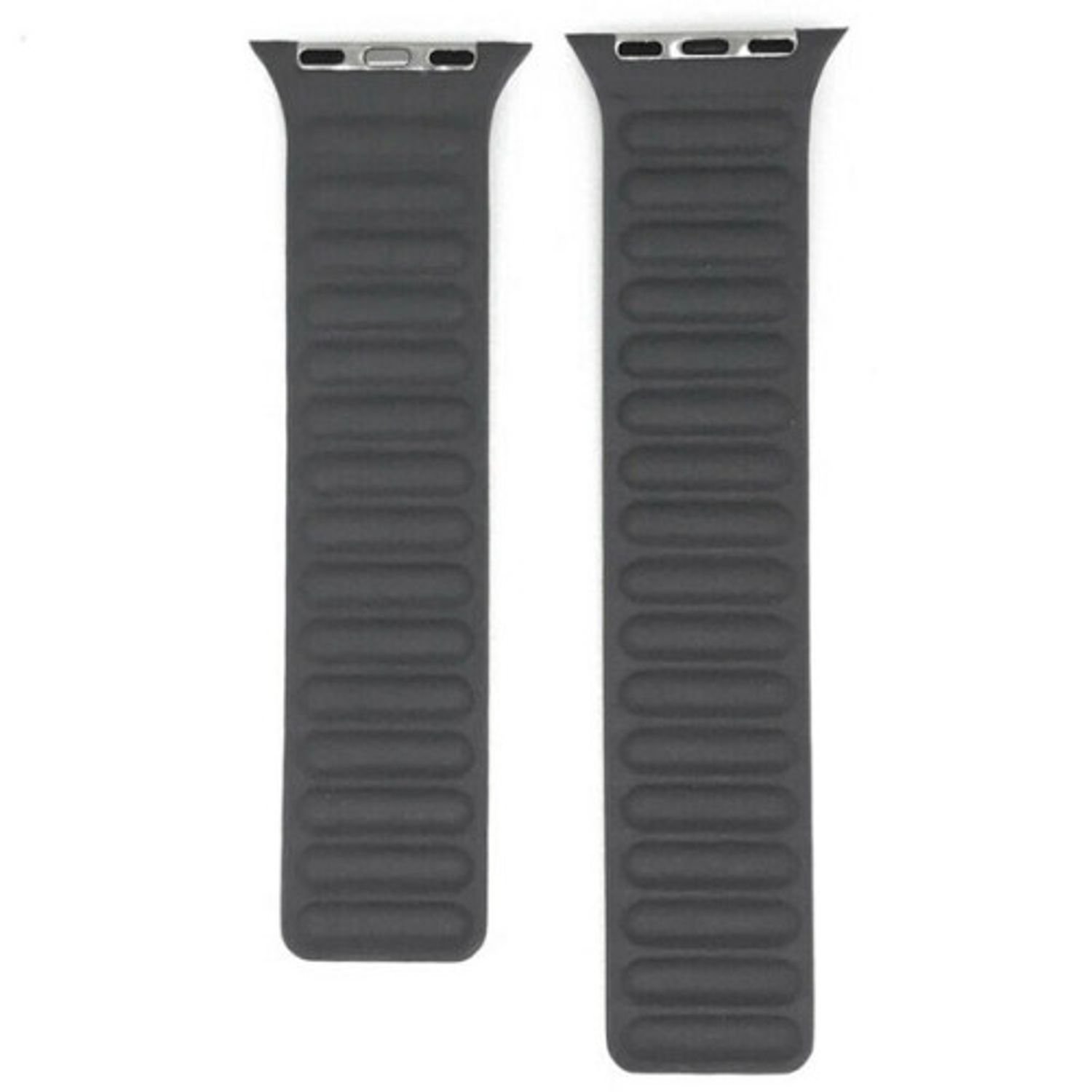 Curea iUni compatibila cu Apple Watch 1/2/3/4/5/6, 38mm, Leather Link, Grey fotografia produsului View 3 L