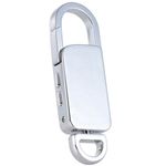 Breloc Reportofon Spion iUni BR11, Memorie interna 8GB, MP3 Player, Silver fotografia produsului View 2 S