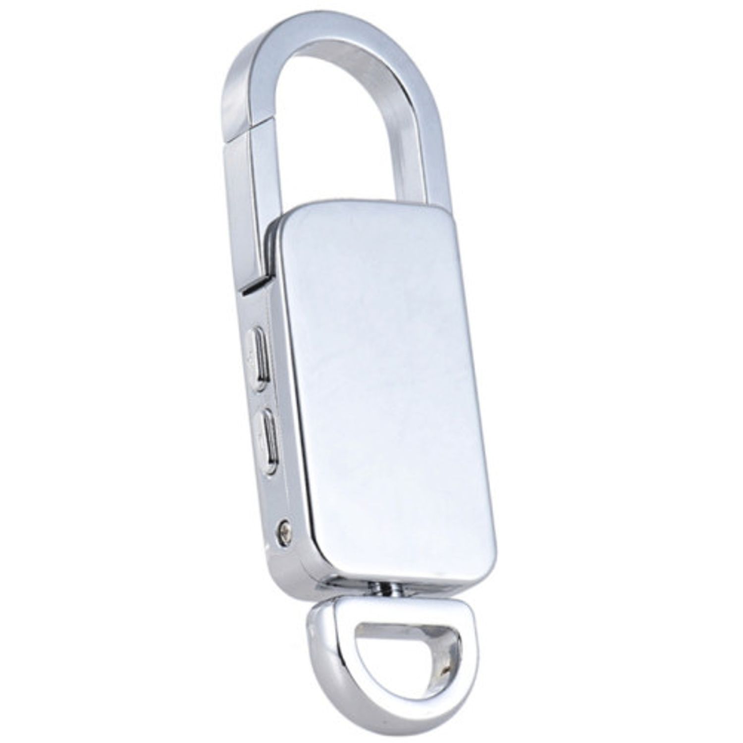 Breloc Reportofon Spion iUni BR11, Memorie interna 8GB, MP3 Player, Silver fotografia produsului View 2 L