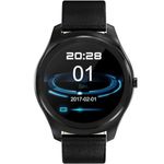 Ceas Smartwatch iUni N3 Plus, Curea Piele, BT, 1.3 Inch, IOS si Android, Black fotografia produsului View 2 S