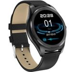 Ceas Smartwatch iUni N3 Plus, Curea Piele, BT, 1.3 Inch, IOS si Android, Black fotografia produsului View 3 S