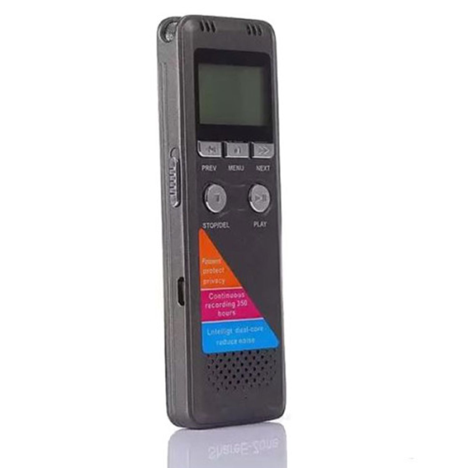 Microfon Reportofon Profesional iUni MEP01, MP3 Player, Memorie 8GB fotografia produsului View 3 L