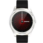 Ceas Smartwatch iUni N3 Plus, Curea Piele, BT, 1.3 Inch, IOS si Android, Silver fotografia produsului View 2 S