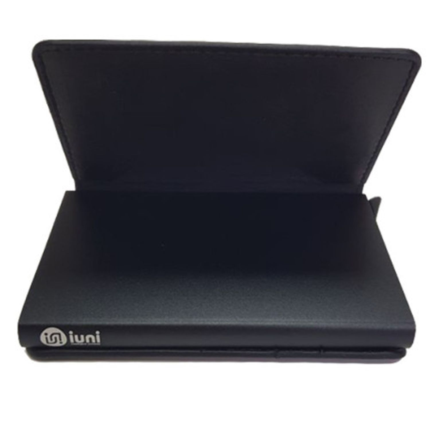 Portofel RFID iUni P1, 8 carduri, Negru fotografia produsului View 3 L