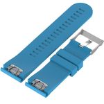 Curea ceas Smartwatch Garmin Fenix 5, 22 mm Silicon iUni Blue fotografia produsului