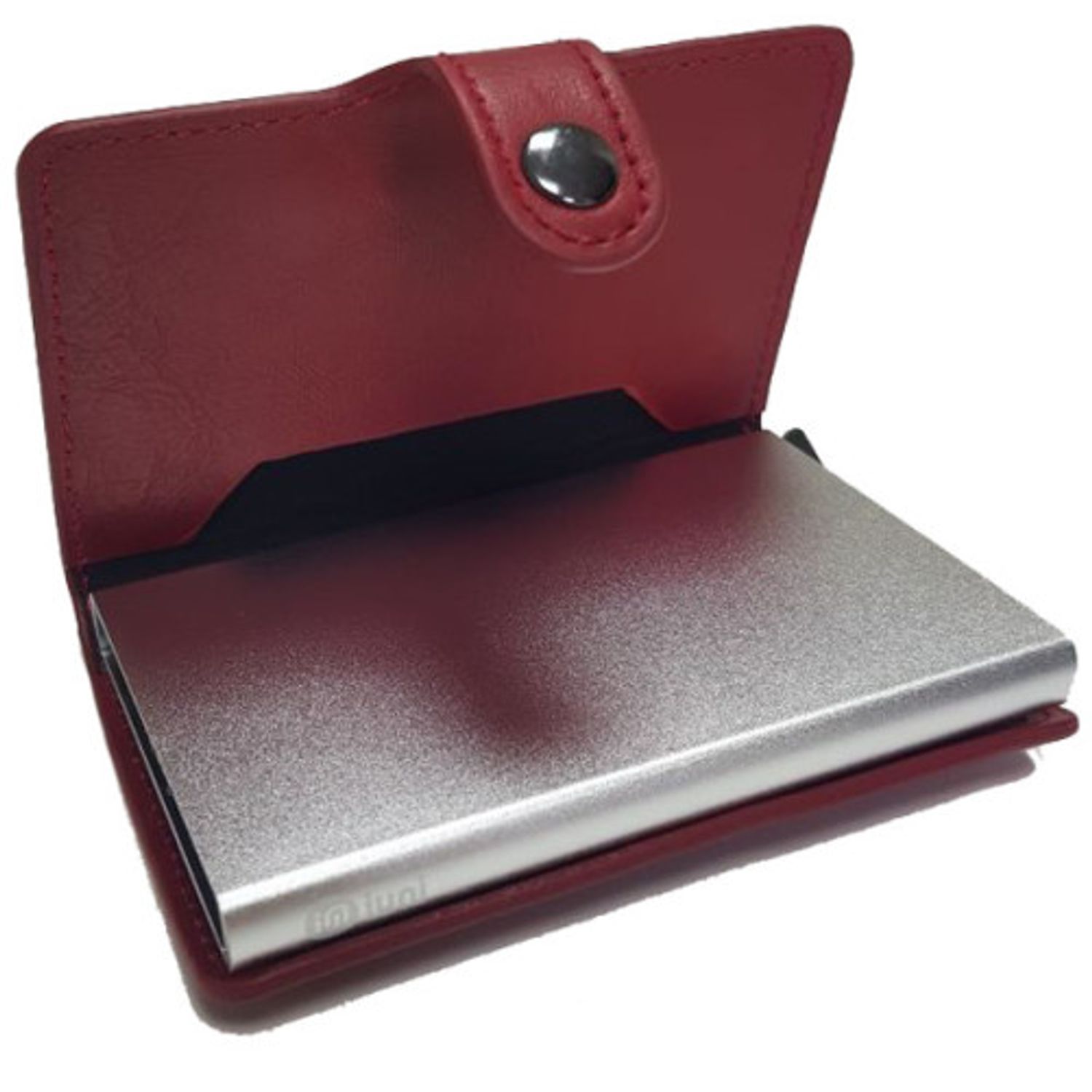 Portofel RFID iUni P2, 10 carduri, Rosu Grena fotografia produsului View 2 L