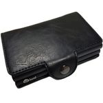 Portofel RFID dublu iUni P3, 16 carduri, Negru fotografia produsului