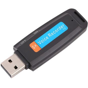 Mini Reportofon Spion iUni STK99i, Stick USB, Negru