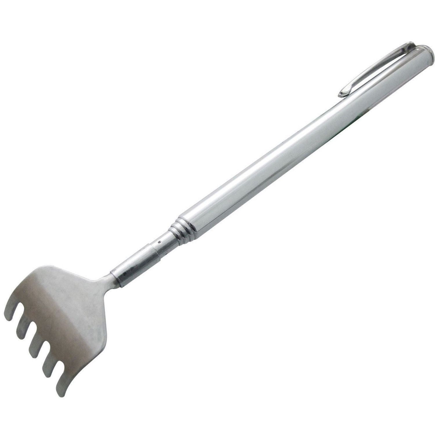 Scraper telescopic din metal, in forma de pix, ideal pentru spate, Gonga fotografia produsului