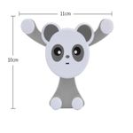 Suport auto pentru telefon, universal, model panda, alb/gri fotografia produsului View 3 S