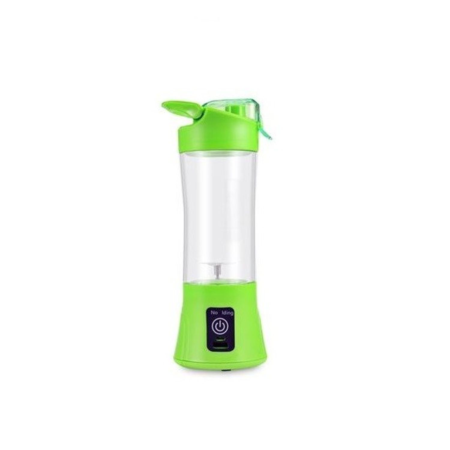 Mini blender Juice Qllipin, portabil, 380ml, verde fotografia produsului