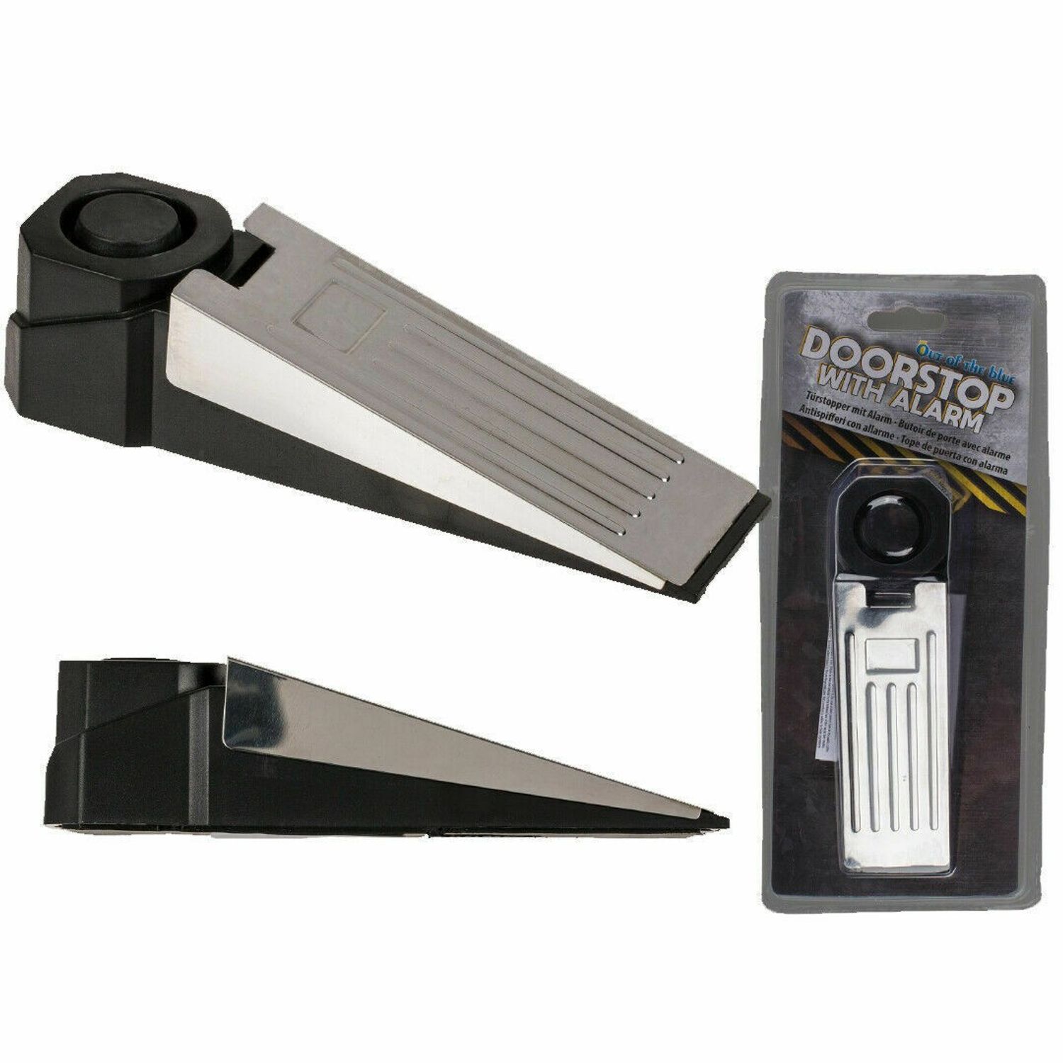 Opritor de usa cu alarma, Wireless, argintiu, Gonga fotografia produsului View 2 L