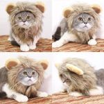 Peruca Furry pentru pisici, bej fotografia produsului View 3 S