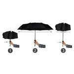 Umbrela cu inchidere automata, 110 cm,negru fotografia produsului View 3 S