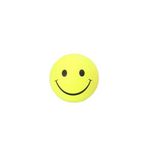 Minge din cauciuc pentru catei, model smiley face, galben fotografia produsului