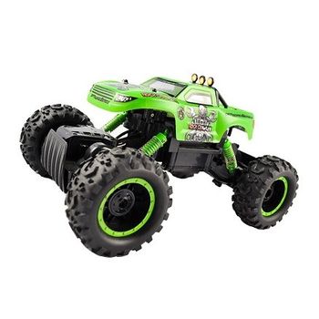 Masina de jucarie Rock Crawler King, cu telecomanda, 4X4, verde