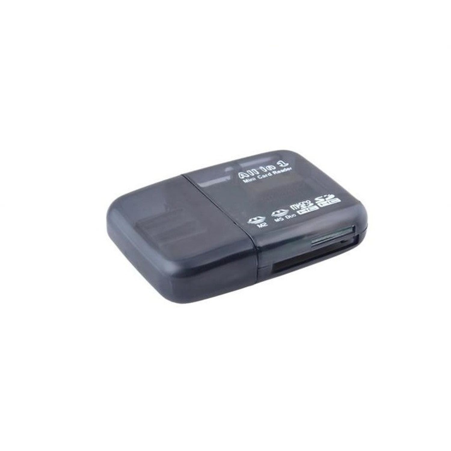 Mini cititor de carduri All in One, 2.0 USB, negru fotografia produsului