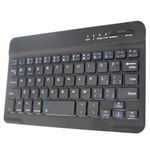 Tastatura wireless, din aluminiu, negru fotografia produsului